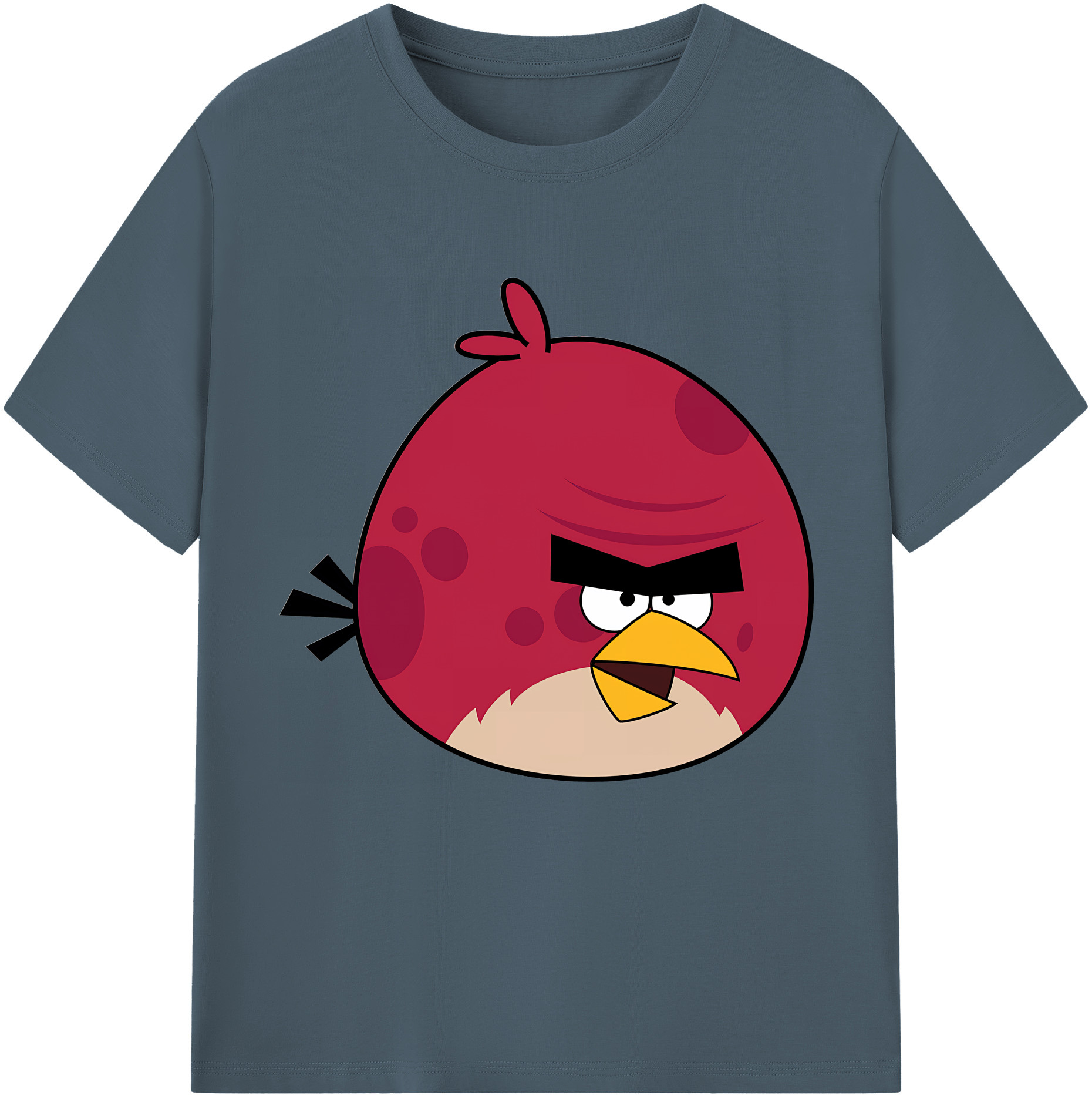 （画像用） Angry Birds アングリーバード 綿100％半袖Tシャツ（フロントプリント）